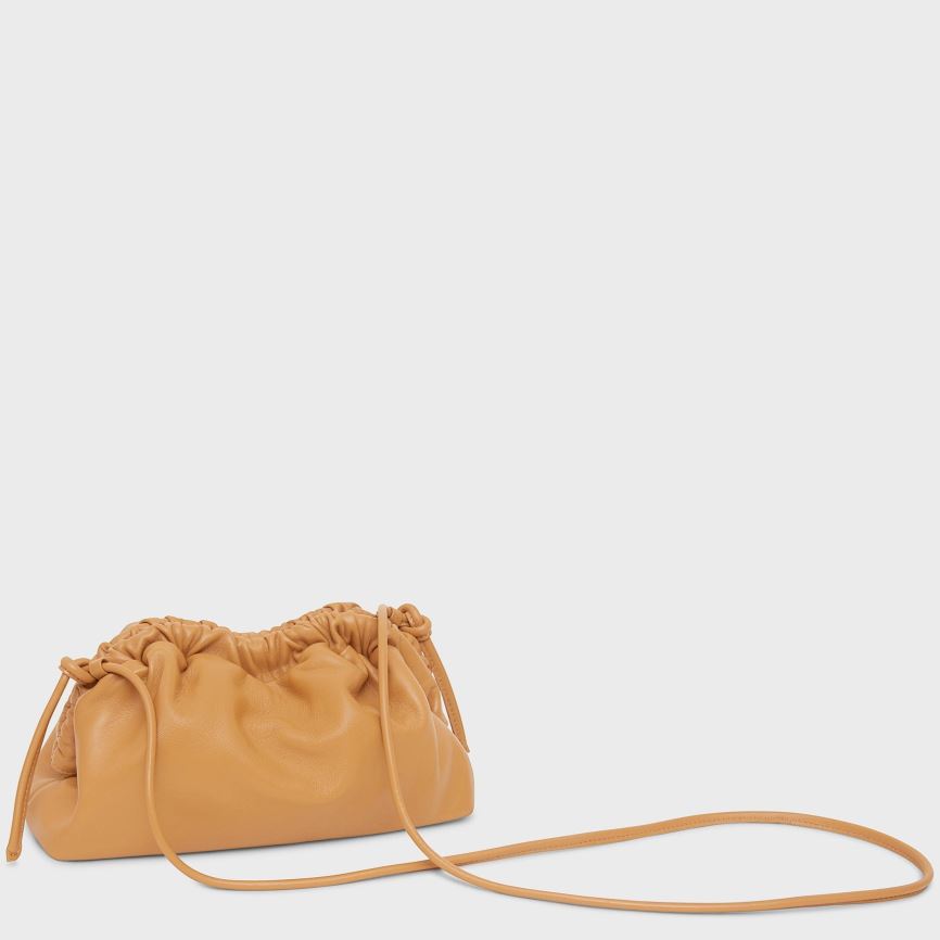 Women's Mansur Gavriel Mini Cloud Clutch Bags Light Brown | AU M594MJ